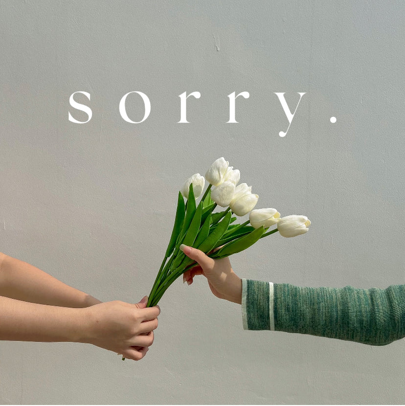 Is It Too Late to Say Sorry?